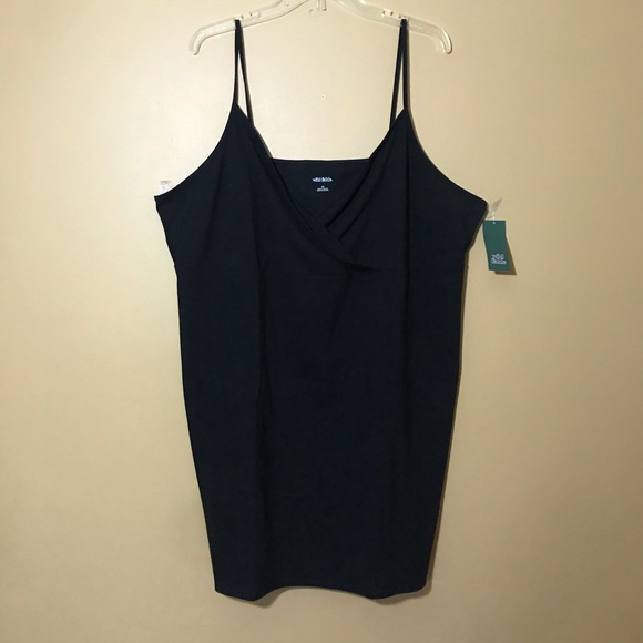 Wild fable black strappy v-neck bodycon dress size 4X NWT - Picture 2 of 4